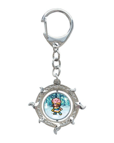 Romancing Saga Re: Universe Rotating Keychain (Princess White Rose)
