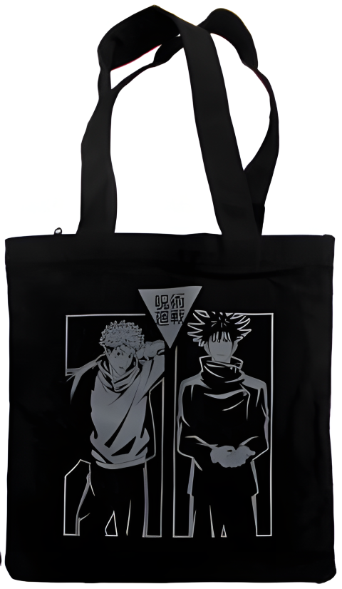 Jujutsu Kaisen Zippered Tote Bag Kojo Hisahito & Fushiguro Megumi – Chu ...