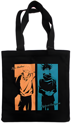 Jujutsu Kaisen Zippered Tote Bag Kojo Hisahito & Fushiguro Megumi