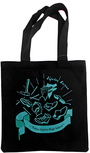 Jujutsu Kaisen Zippered Tote Bag Character Motif