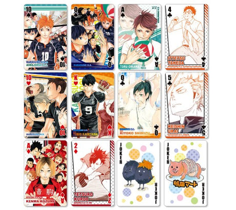 Haikyu Karasuno High School Playing Cards