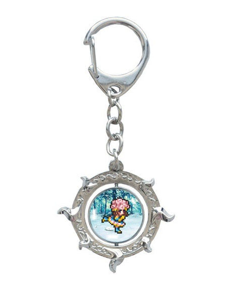 Romancing Saga Re: Universe Rotating Keychain (Princess White Rose)